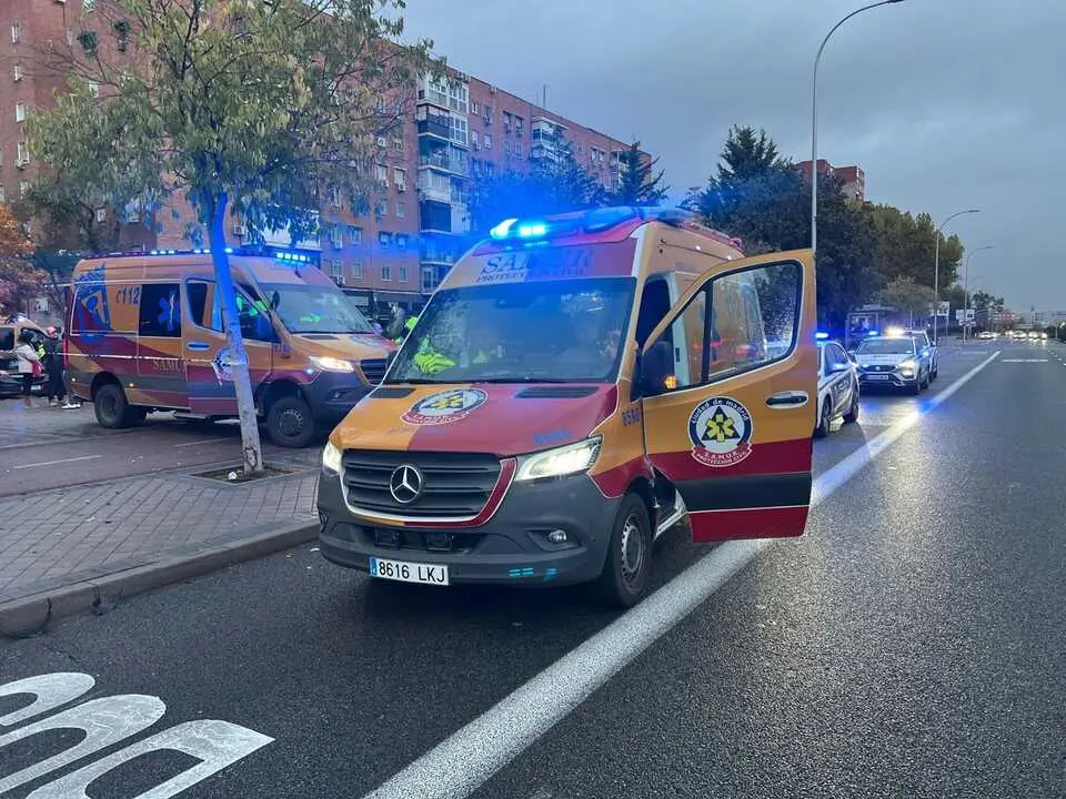 Recurso de una ambulancia de Samur-Protecci&oacute;n Civil. Imagen de EP.
