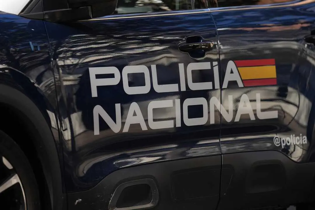 El lateral de un coche de Polic&iacute;a. Imagen de archivo de EP.