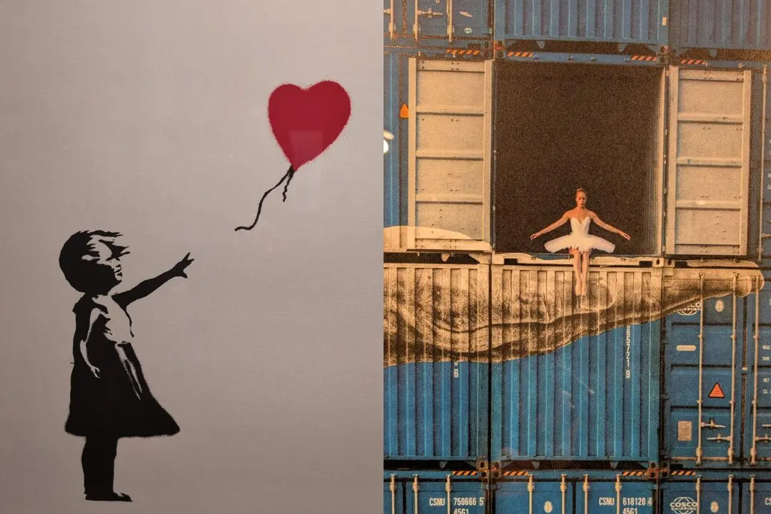 Obras de la exposici&oacute;n 'Arte urbano. De los or&iacute;genes a Banksy', en Fundaci&oacute;n Canal.