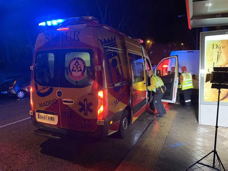 Imagen de recurso de una ambulancia del Samur-Protecci&oacute;n Civil. EP.