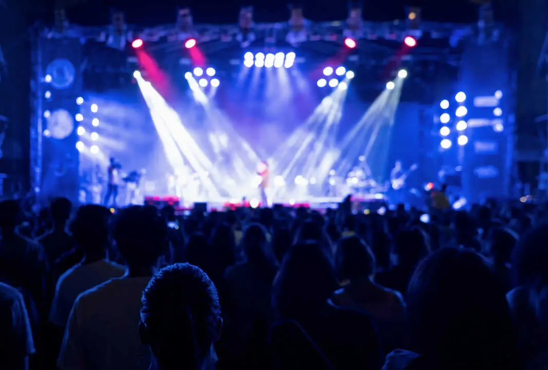 Foto de archivo de concierto.
