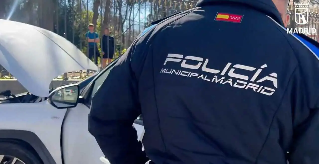 La Polic&iacute;a Municipal en el suceso.