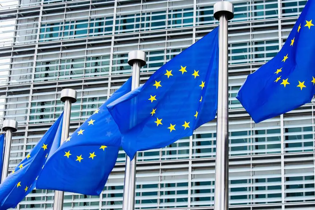 Banderas de la Uni&oacute;n Europea.