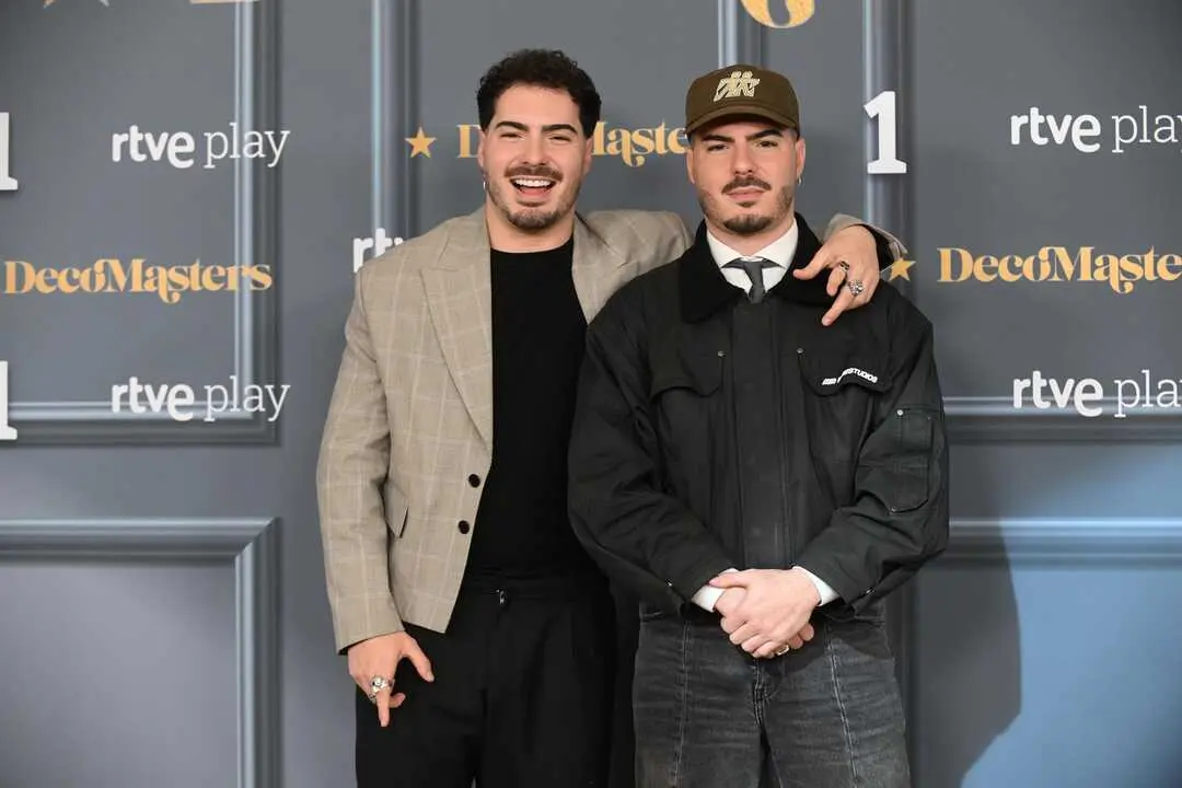 Los Gemeliers durante la presentaci&oacute;n de 'Decomasters' en Gran V&iacute;a Venue, a 09 de enero de 2026, en Madrid (Espa&ntilde;a). Imagen de EP.