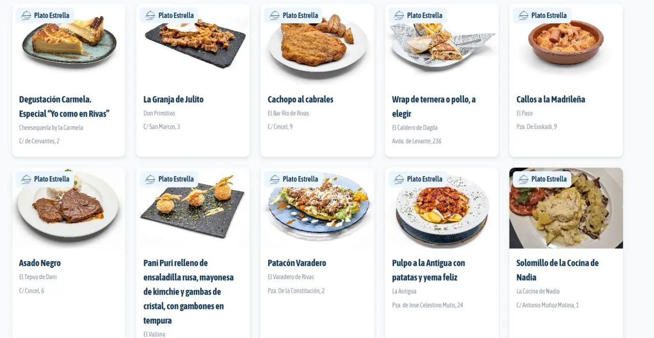 Alguna de las propuestas gastron&oacute;micas.