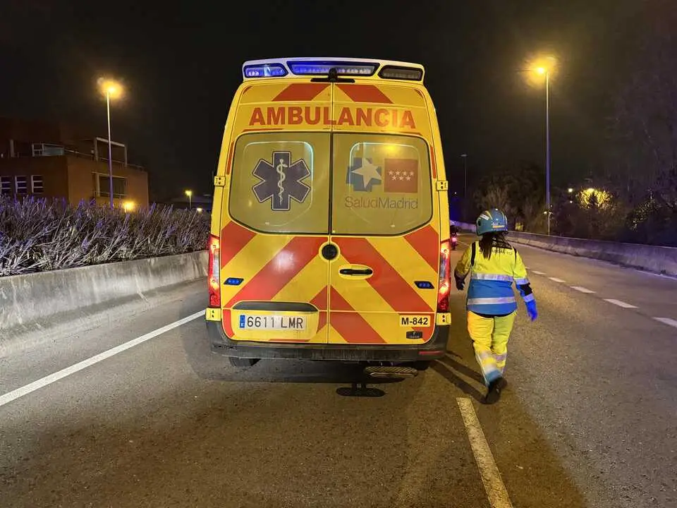Ambulancia de Emergencias 112 de la Comunidad de Madrid. Imagen de Emergencias Madrid.