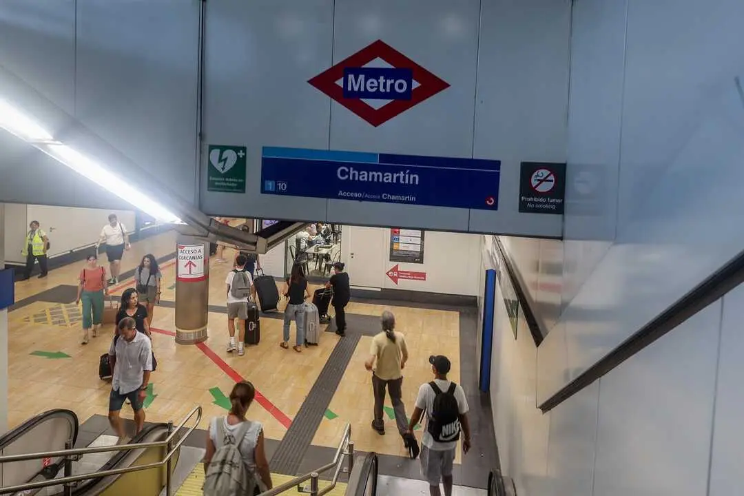 La estaci&oacute;n de Chamart&iacute;n. Imagen de archivo de EP.