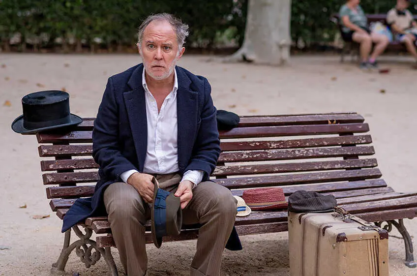 El actor Luis Bermejo en una escena de &lsquo;Hoy tengo algo que hacer&rsquo;. Imagen del Ayuntamiento de Madrid.