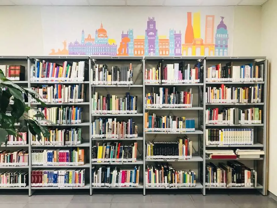 Una biblioteca. Imagen del Ayuntamiento de Madrid.