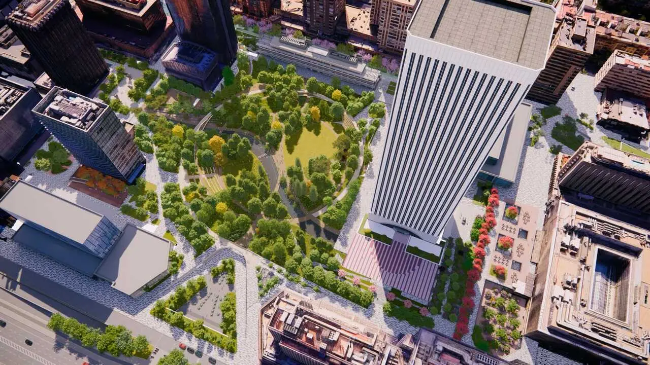 Nuevo AZCA. Imagen del Ayuntamiento de Madrid.