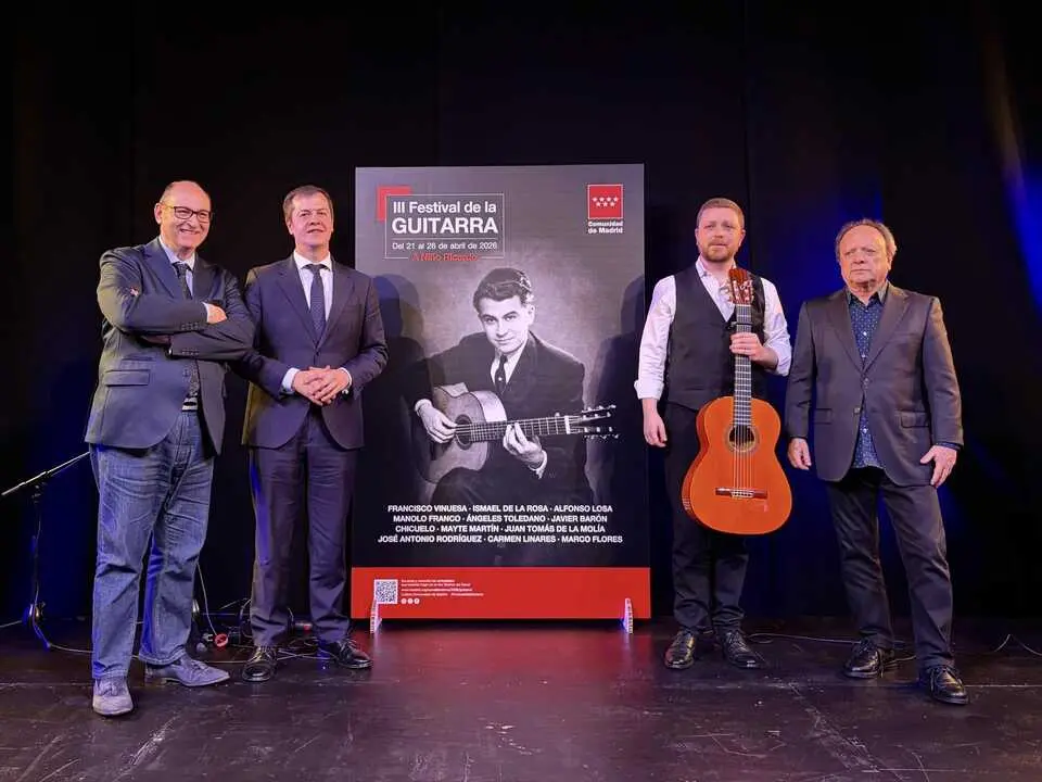 La presentaci&oacute;n del Festival de la Guitarra.