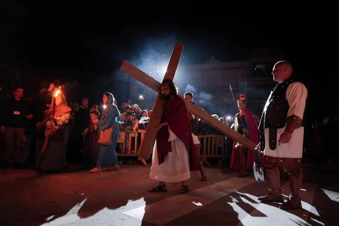 La Pasi&oacute;n Viviente de Morata de Taju&ntilde;a, fiesta de Inter&eacute;s Tur&iacute;stico Regional. Imagen de EP.