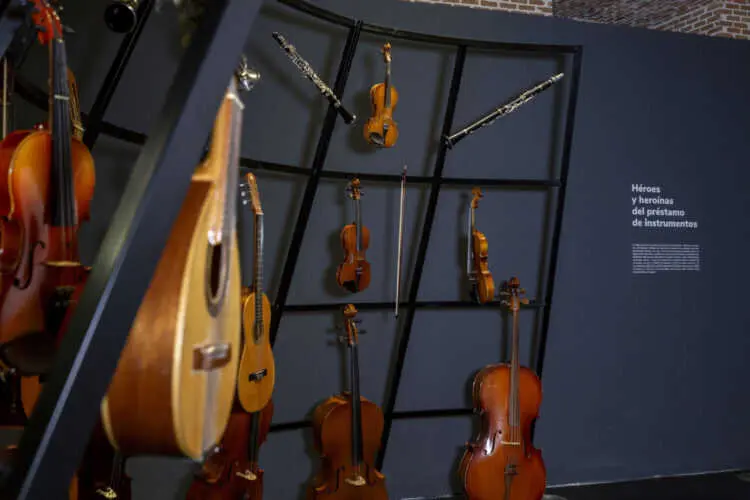 Instrumentos musicales. Imagen de Diario Madrid.