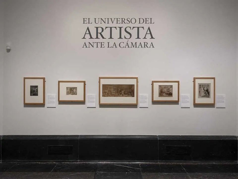 La muestra re&uacute;ne retratos individuales y de grupo, vistas de los estudios de artistas, as&iacute; como im&aacute;genes que documentan distintas fases del proceso creativo, ofreciendo un mapa visual del artista en su taller, o en escenarios alternativos de creaci&oacute;n. Museo del Prado.
