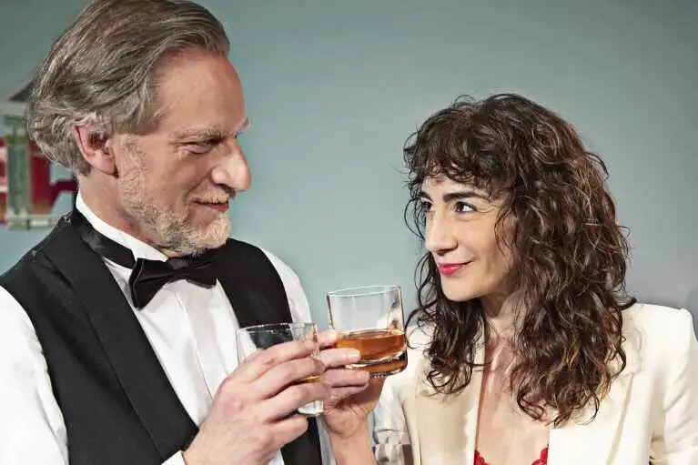 Nancho Novo y Marta Poveda en 'La aventura de la palabra'.