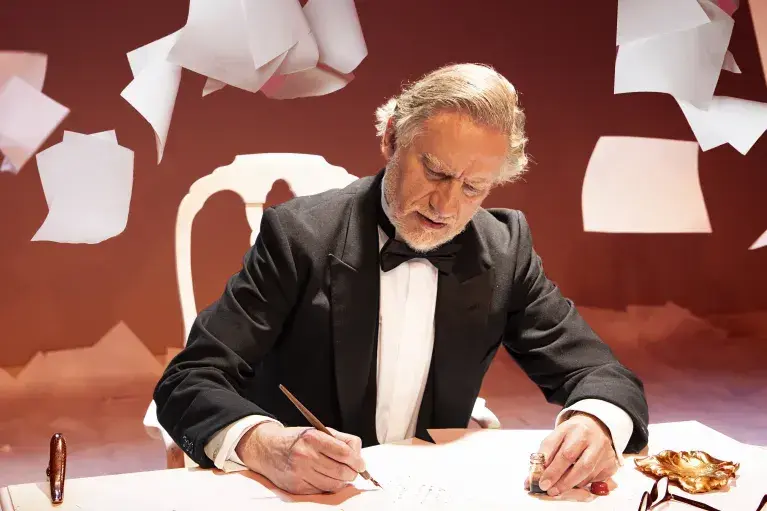 La aventura de la palabra. Imagen de Lusicar Cuevas, cedida por el Teatro Fern&aacute;n G&oacute;mez.