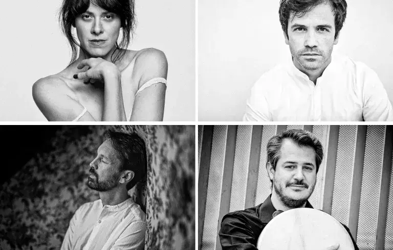 Maria Berasarte, Ignacio Prego, Pablo M. Caminero y David Mayoral en 'Todos los bienes del mundo'.