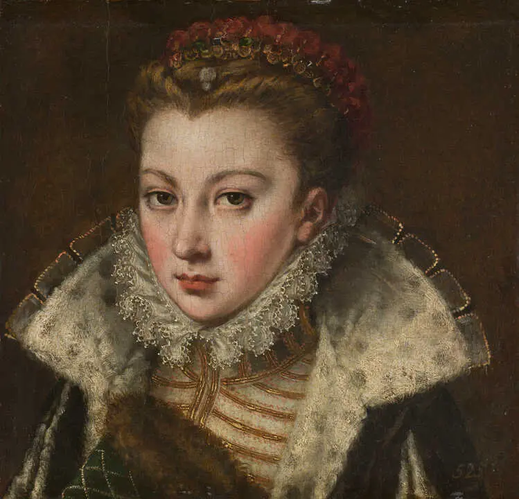 Alonso S&aacute;nchez Coello, Retrato de joven desconocida, 1567-1570. Imagen cedida por la Comunidad de Madrid.