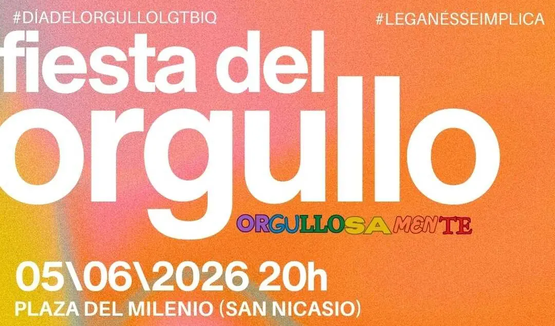 Cartel del Orgullo en Comunidad de Legan&eacute;s.