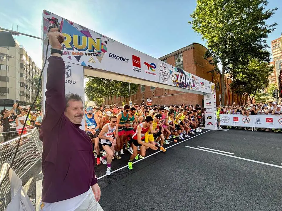 Comienzo de la Madrid Vintage Run 2026. Imagen de la Comunidad de Madrid.