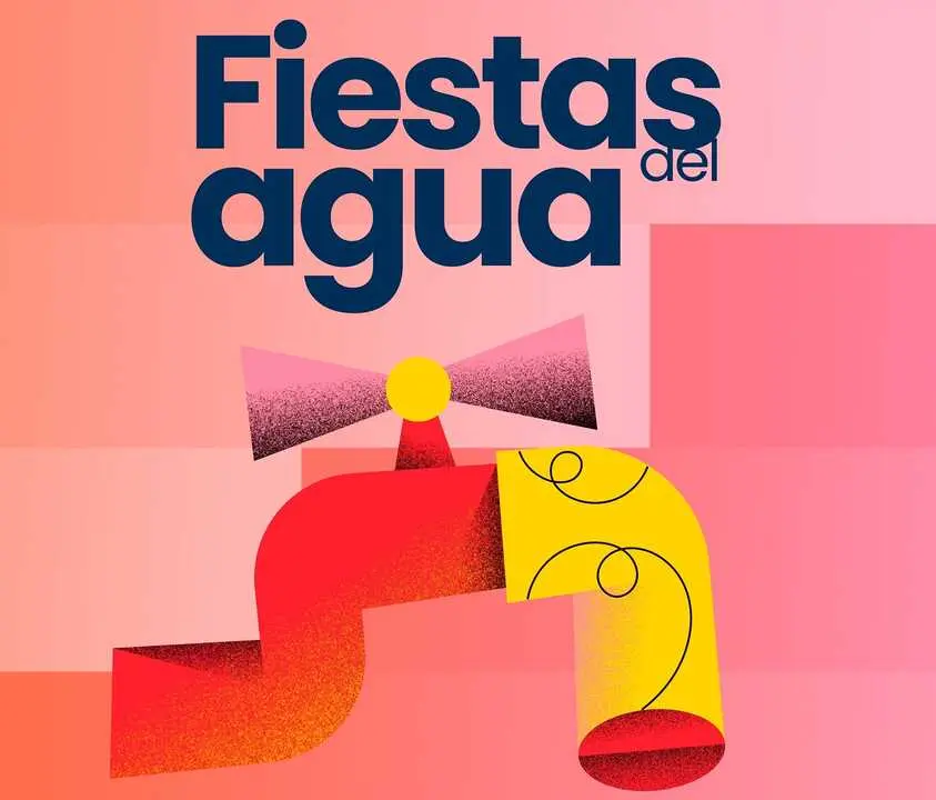 Cartel de las Fiestas del Agua de Parla.