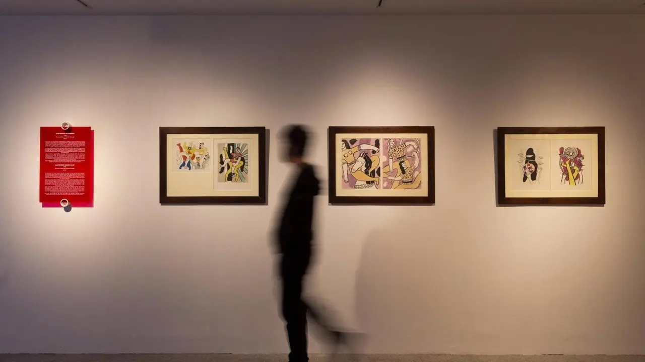 25/04/2021 Un visitante a la exposici&oacute;n con obra de Fernand L&eacute;ger en la Fundaci&oacute;n Canal
POLITICA EUROPA ESPA&Ntilde;A CULTURA
FUNDACI&Oacute;N CANAL