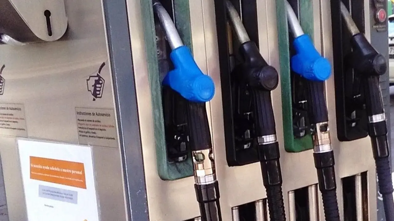 Una gasolinera en imagen de archivo.