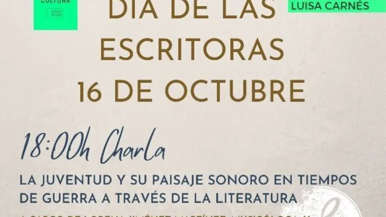 D&iacute;a de las escritoras en Coslada.