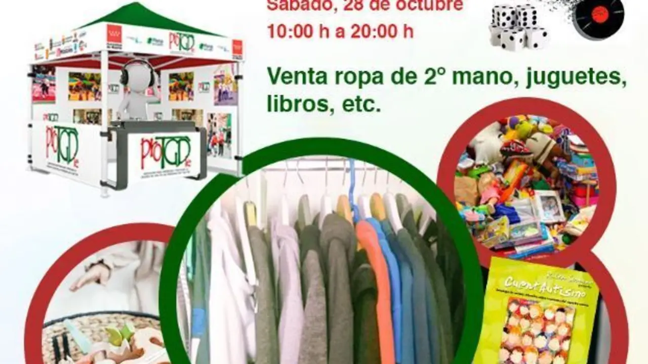 Cartel del mercadillo de M&oacute;stoles