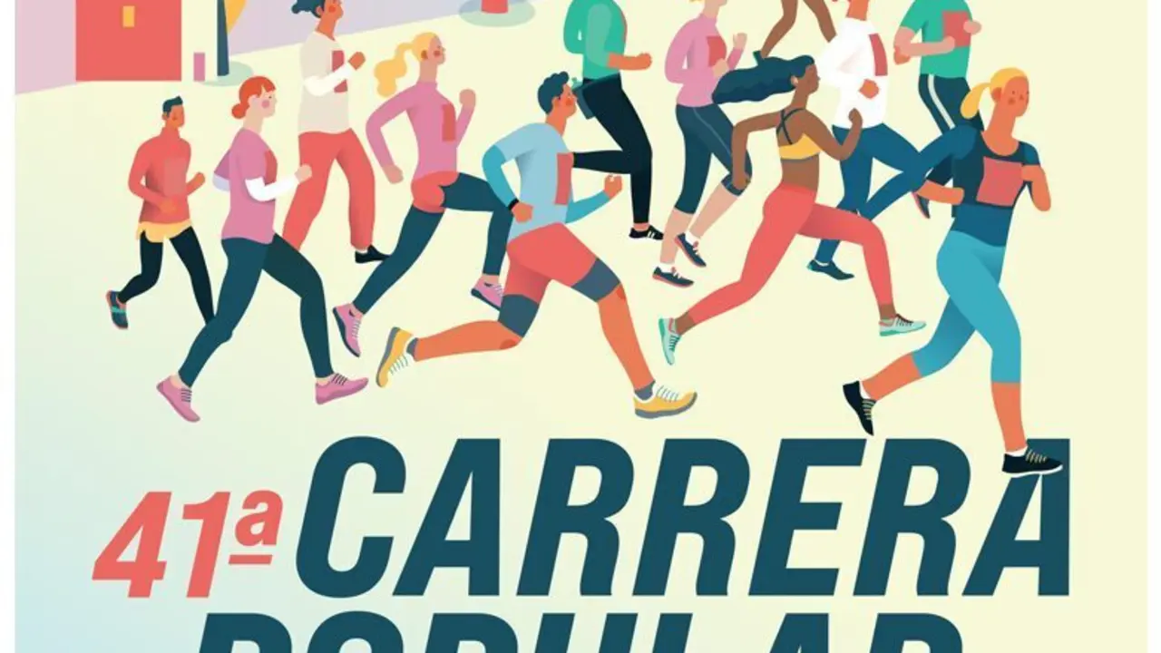 Cartel de la carrera de Legan&eacute;s para este domingo.