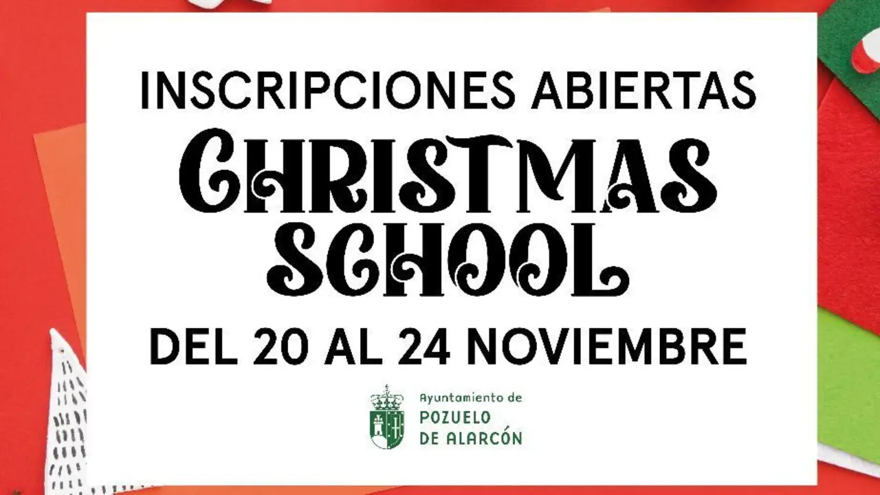 Cartel para el campamento urbano de Pozuelo.