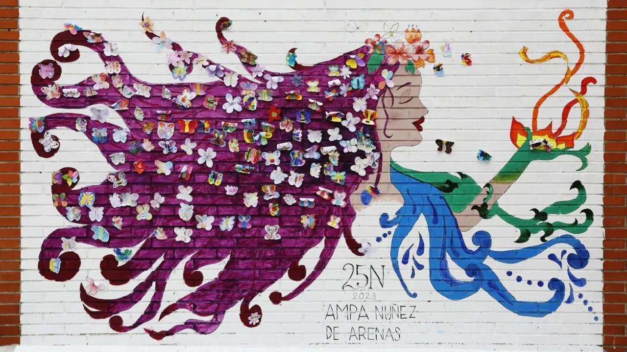 Getafe mural mujer asesinada