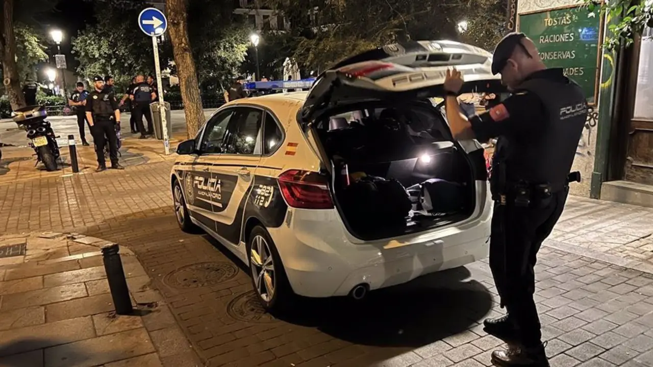 Polic&iacute;a en Madrid