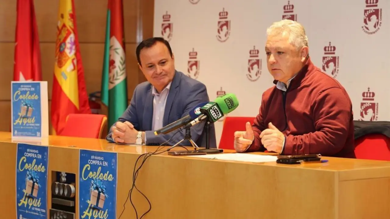 Rueda de prensa en el Ayuntamiento de Coslada.