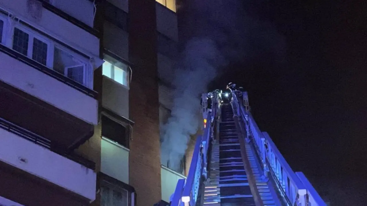 Incendio en llamas en Fuencarral