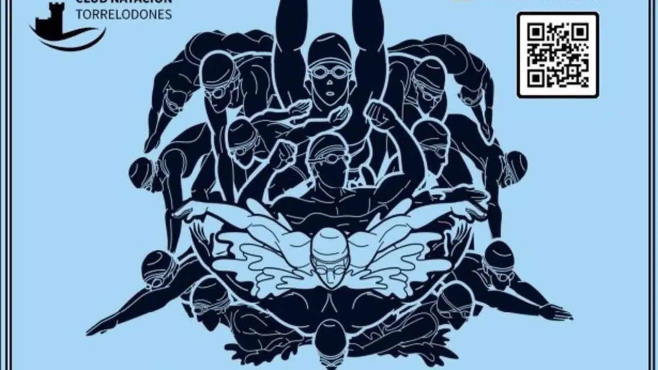 Cartel del 100x100 de nataci&oacute;n de Torrelodones