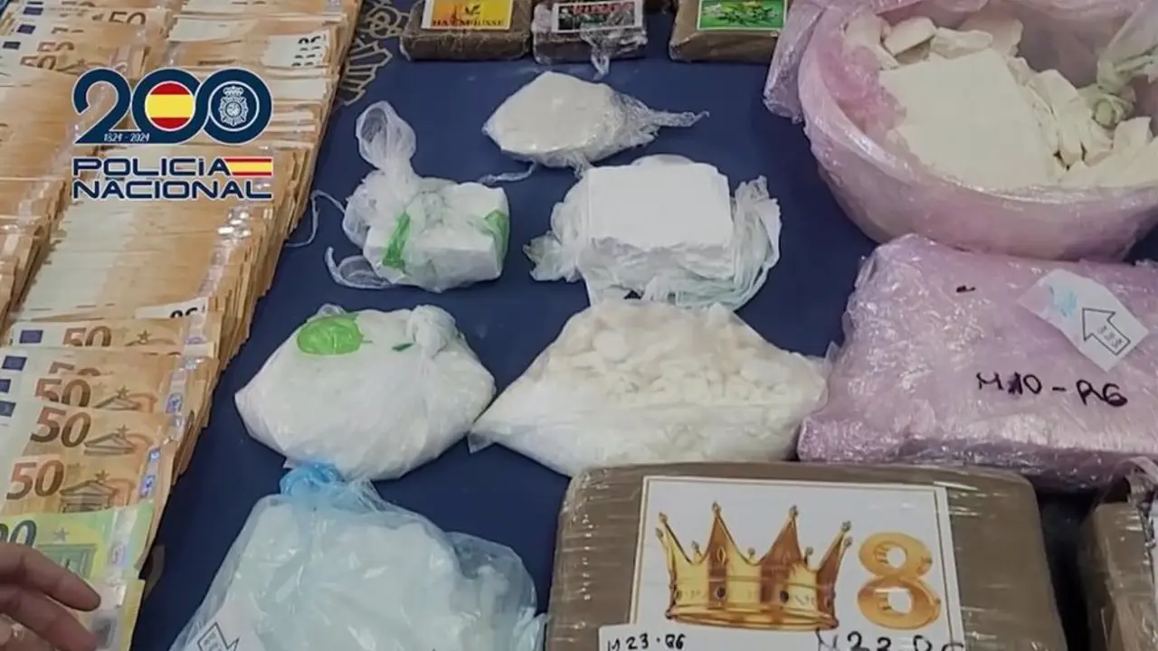 Fotograf&iacute;a de la Polic&iacute;a Nacional sobre la banda desarticulada que distribu&iacute;a coca&iacute;na en Madrid y Toledo