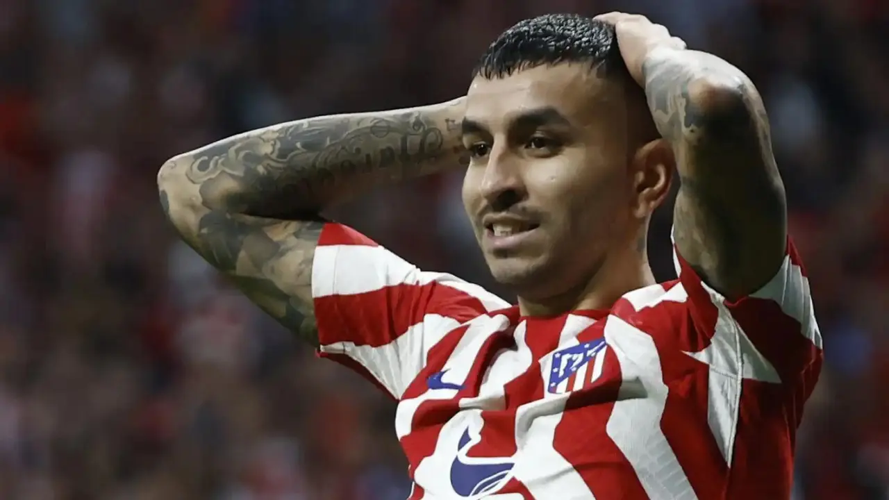 &Aacute;ngel Correa, jugador del Atl&eacute;tico de Madrid