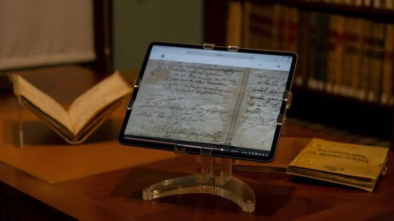 Manuscrito de la Biblioteca Digital de la RAE