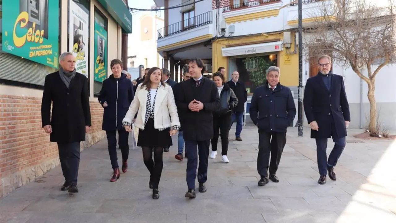 El viceconsejero de Medio Ambiente de Ciempozuelos visita las obras de saneamiento en el centro y presenta nuevas inversiones