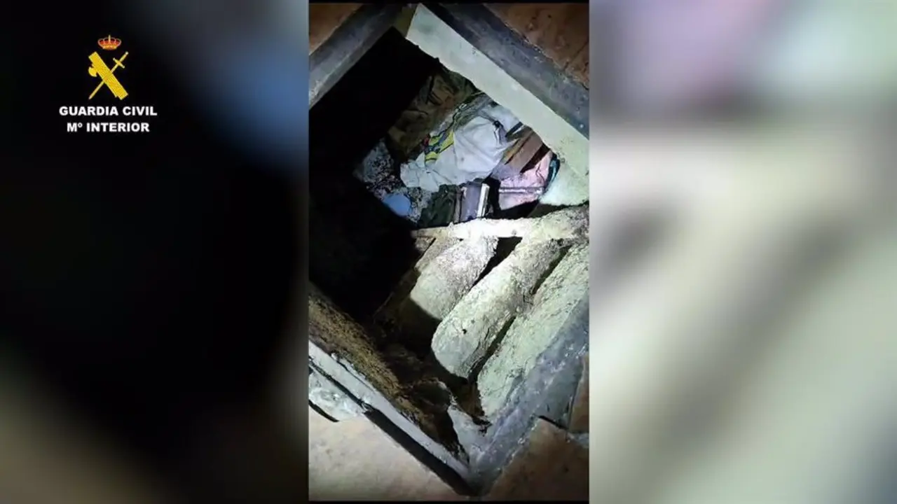 Zulo en Villalbilla donde un hombre ten&iacute;a secuestrada a su pareja