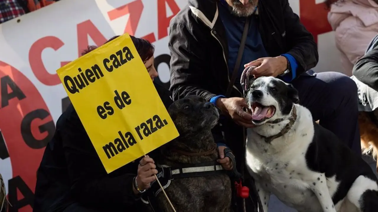 Manifestaci&oacute;n en Madrid contra la caza