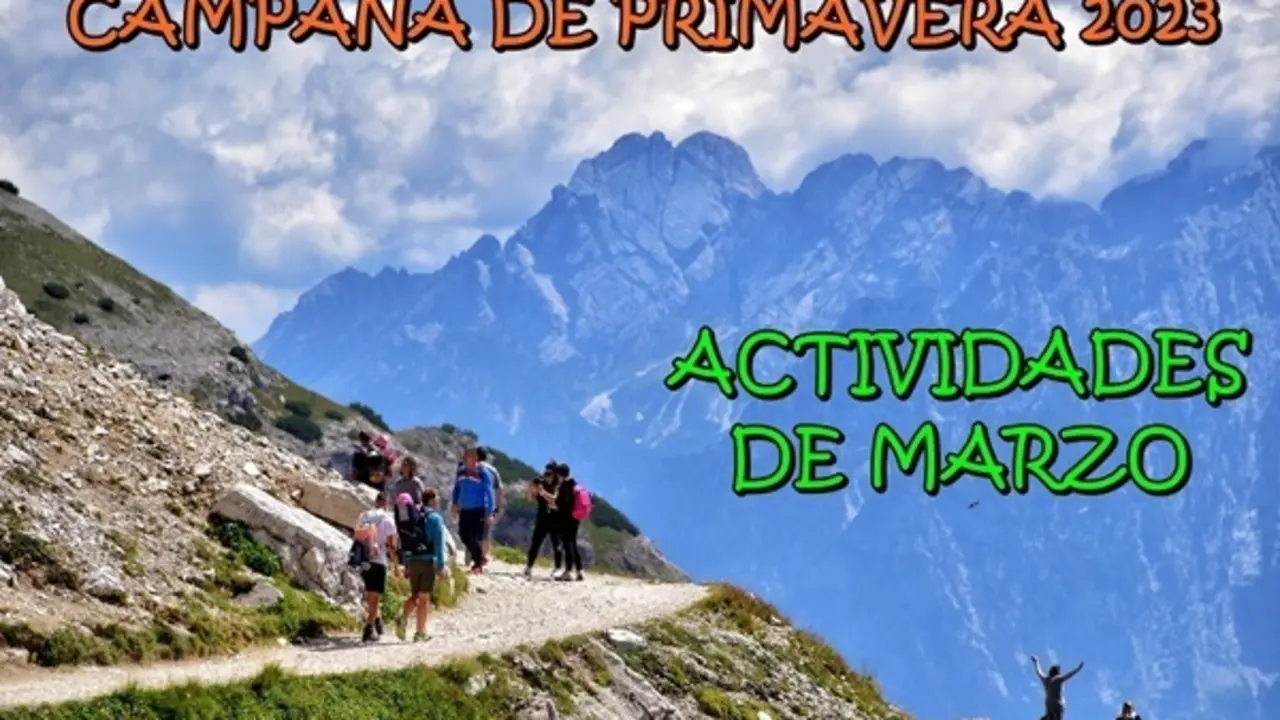 Cartel de la campa&ntilde;a de actividades primaverales en M&oacute;stoles