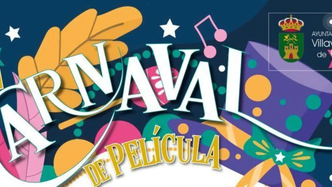 Cartel del Carnaval de Pel&iacute;cula de Villaviciosa de Od&oacute;n