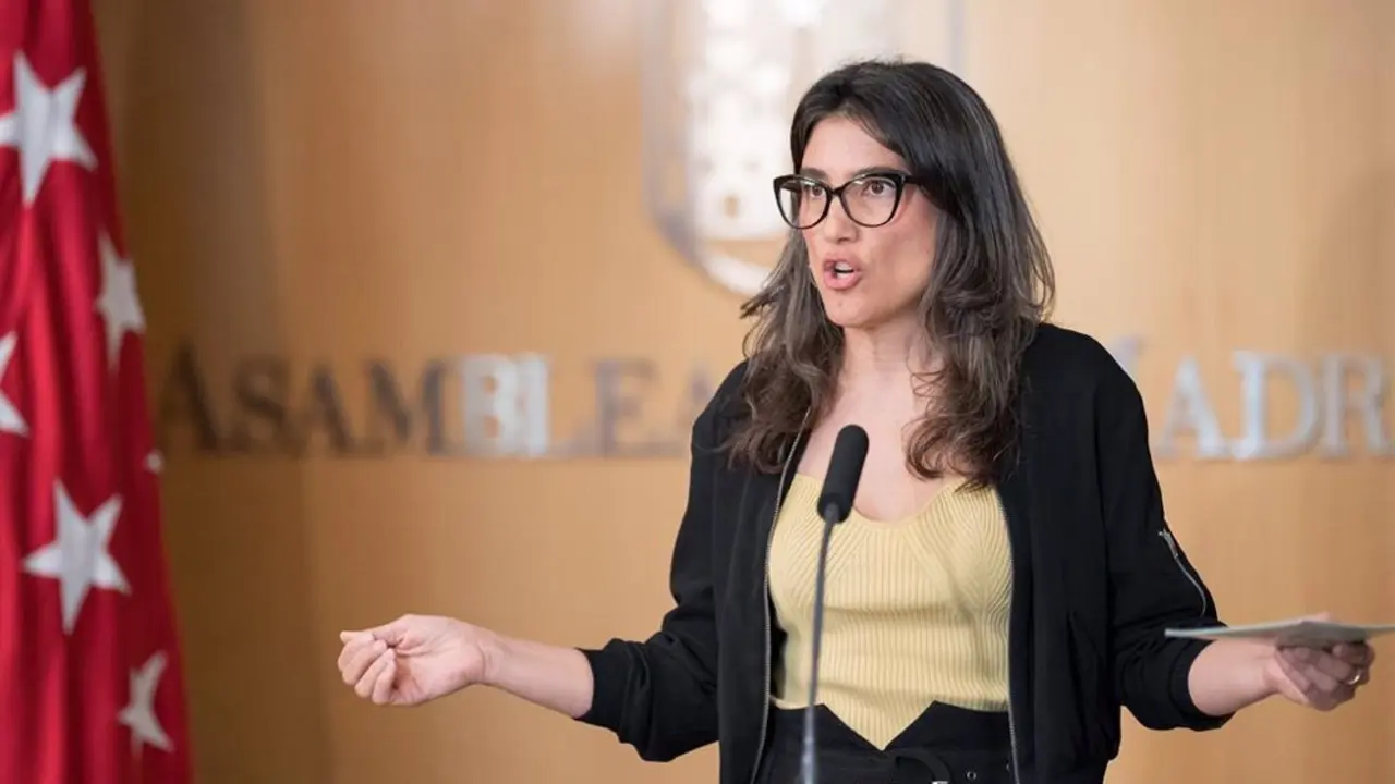 Manuela Bergerot en la Asamblea de Madrid