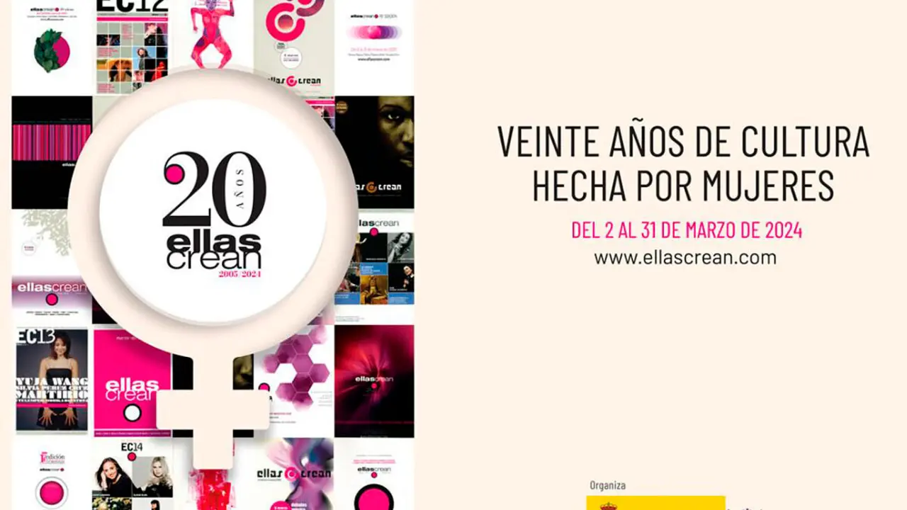 Cartel de Ellas Crean, edici&oacute;n 20. 