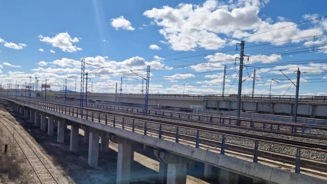 Infraestructura de v&iacute;as de trenes