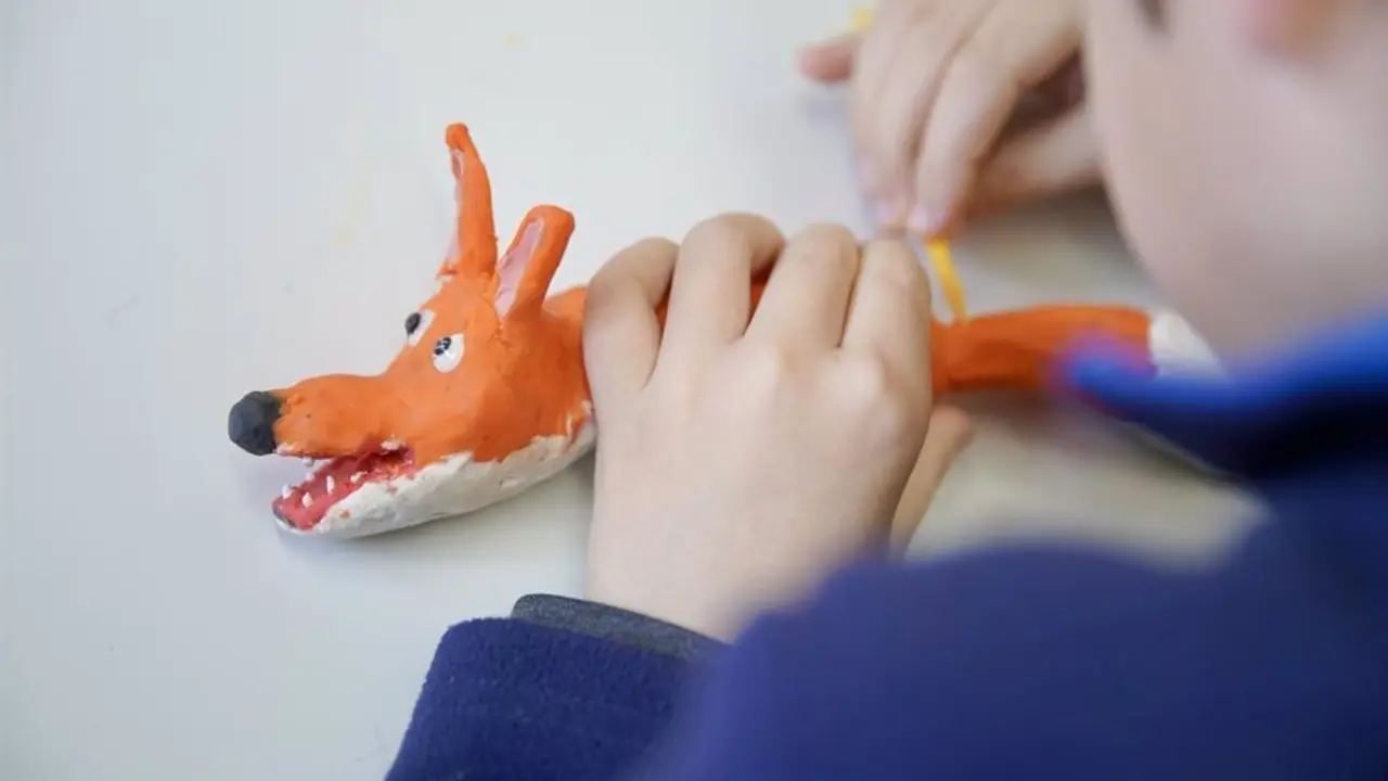 Zorro de plastilina