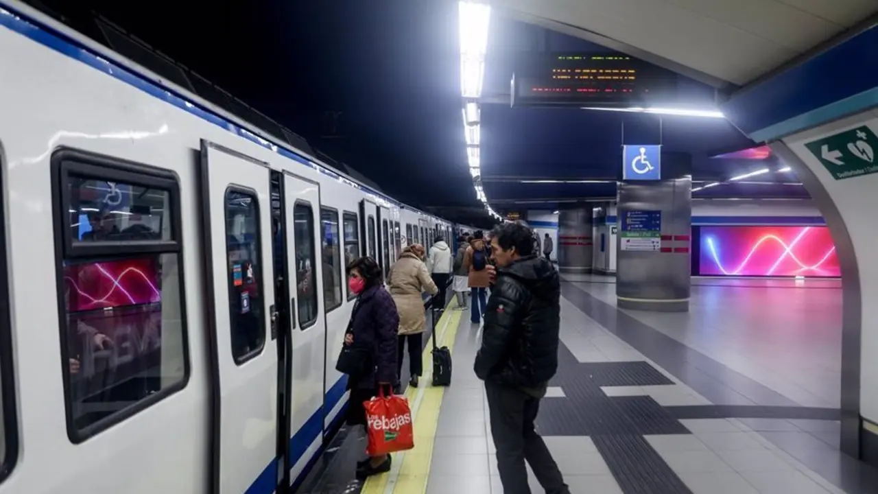 And&eacute;n del Metro de Madrid