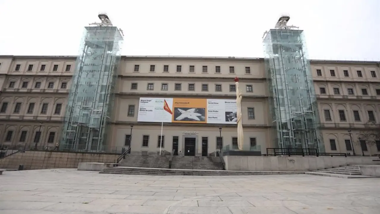Fachada del Museo Reina Sof&iacute;a de Madrid